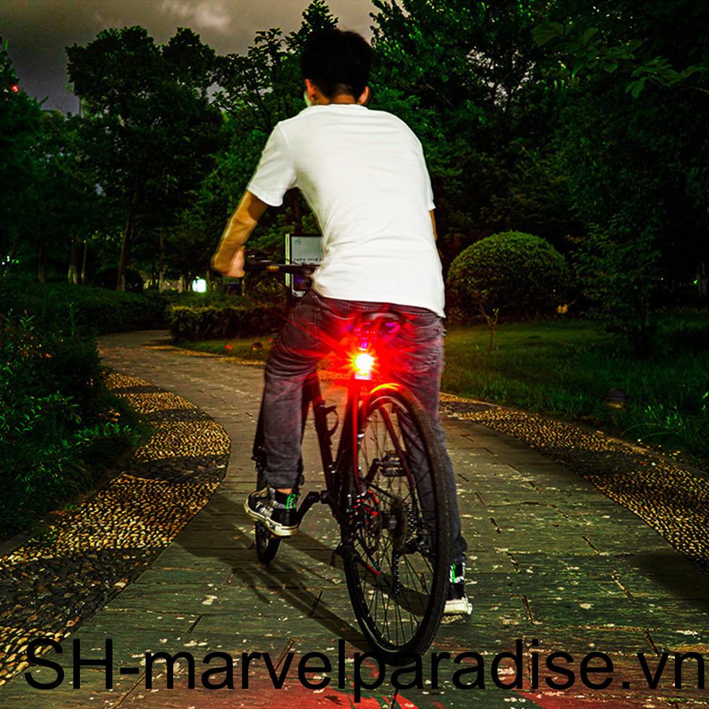Đèn Cảnh Báo 3 Chế Độ 0 66W 6V 200lm Bằng Hợp Kim Nhôm Gắn Đuôi Xe Đạp