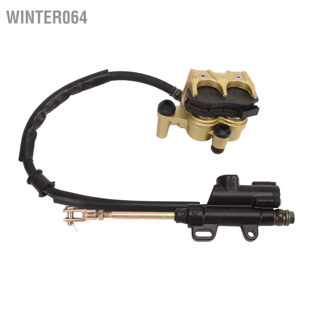 Winter064 Phanh Đĩa Thủy Lực Phía Sau Hệ Thống Kẹp Với Má Thay Thế Cho Thumpstar Hố PRO 110cc 125cc 140cc 150cc Đường Mòn Xe Đạp Bụi Bẩn