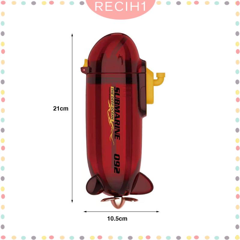 Cốc Đựng Nước Hình Tàu Ngầm Có Ống Hút Chống Rò Rỉ Nhỏ Gọn Tiện Lợi