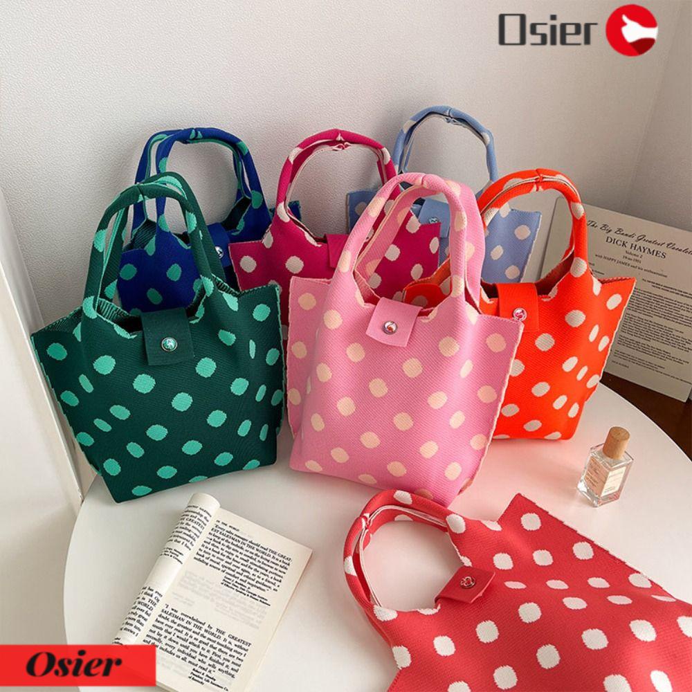 Túi Xách Đan Len Thủ Công Sức Chứa Lớn Thiết Kế Mới Niche 1