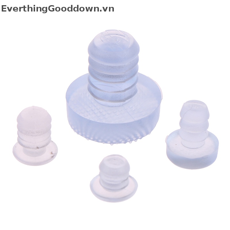 Hạt Cao Su Mềm Trong Suốt Chống Va Chạm Lỗ Cắm Bàn Chân