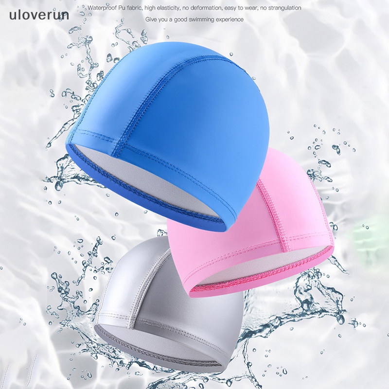 Mũ Bơi Thể Thao Bằng Vải PU Co Giãn Chống Thấm Nước