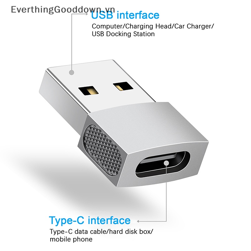 Everthingooddown Type-C Sang USB3.1 Chuyển Đổi USB2.0 Sang USB-C Cho Các Thiết Bị Điện Thoại Di Động