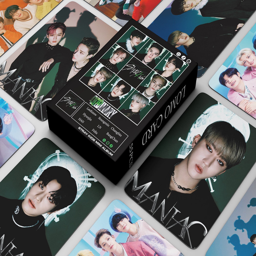 Hộp 55 ảnh Kpop Stray kids boy 127 UNIVERSE LOMO Cards New Album FAVORITE Photocards Card