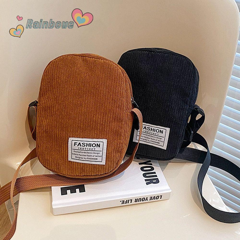 Túi Đeo Chéo Đựng Điện Thoại Màu Cầu Vồng Thời Trang Dành Cho Nữ