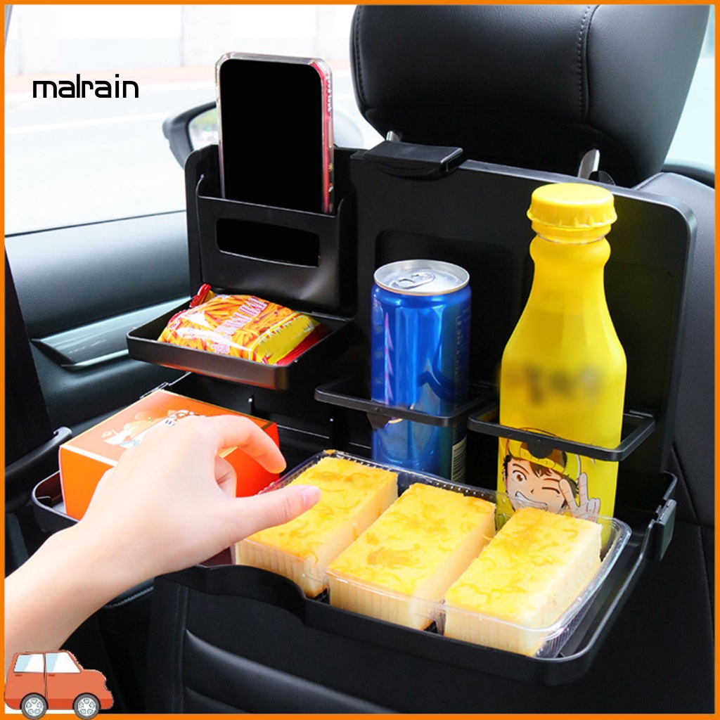 [Ma] Khay Đựng Đồ Dùng Gắn Lưng Ghế Xe Hơi Chịu Tải Nặng Chống Mài Mòn Dễ Lắp Đặt