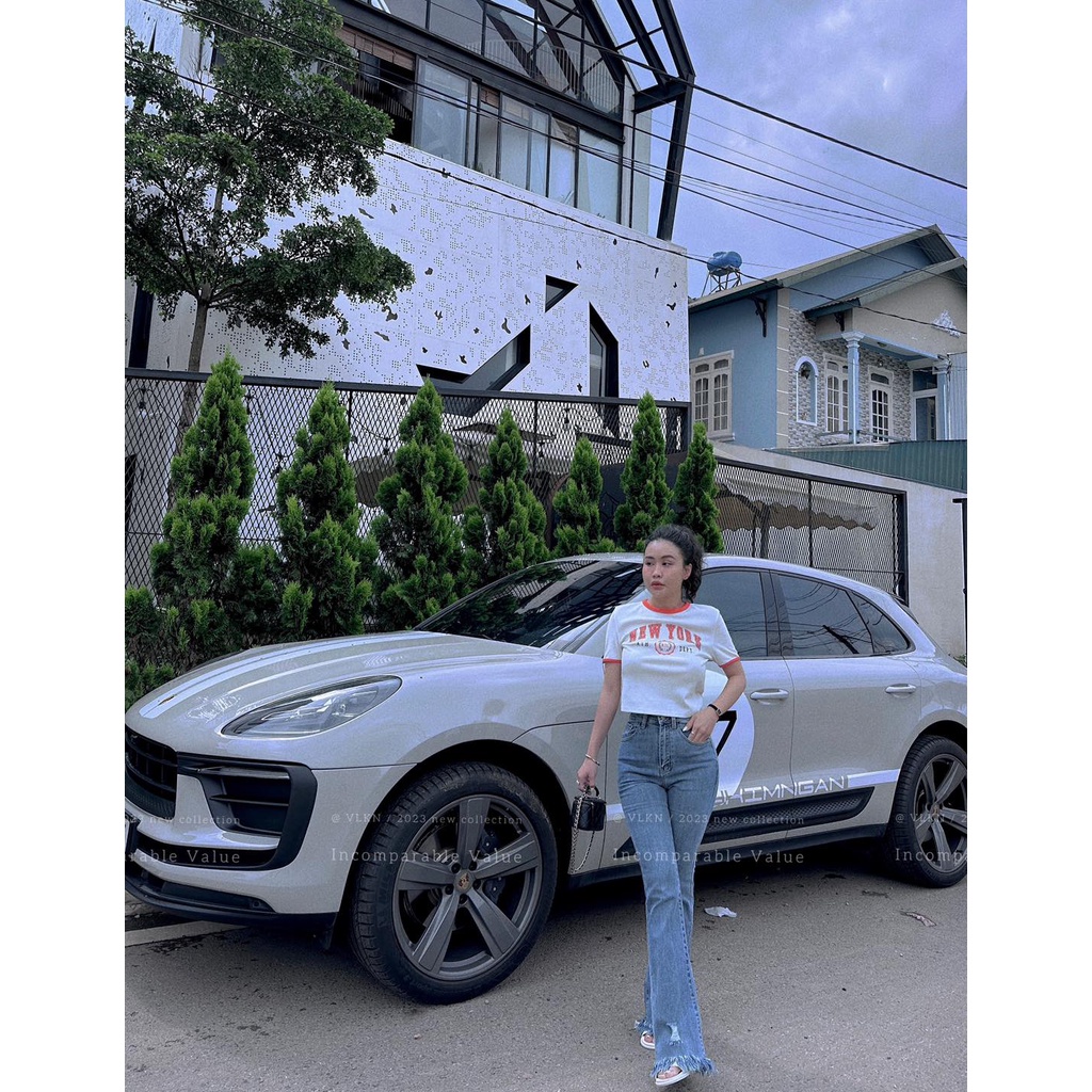 Áo cr.op thun gân n.ew yo.rk