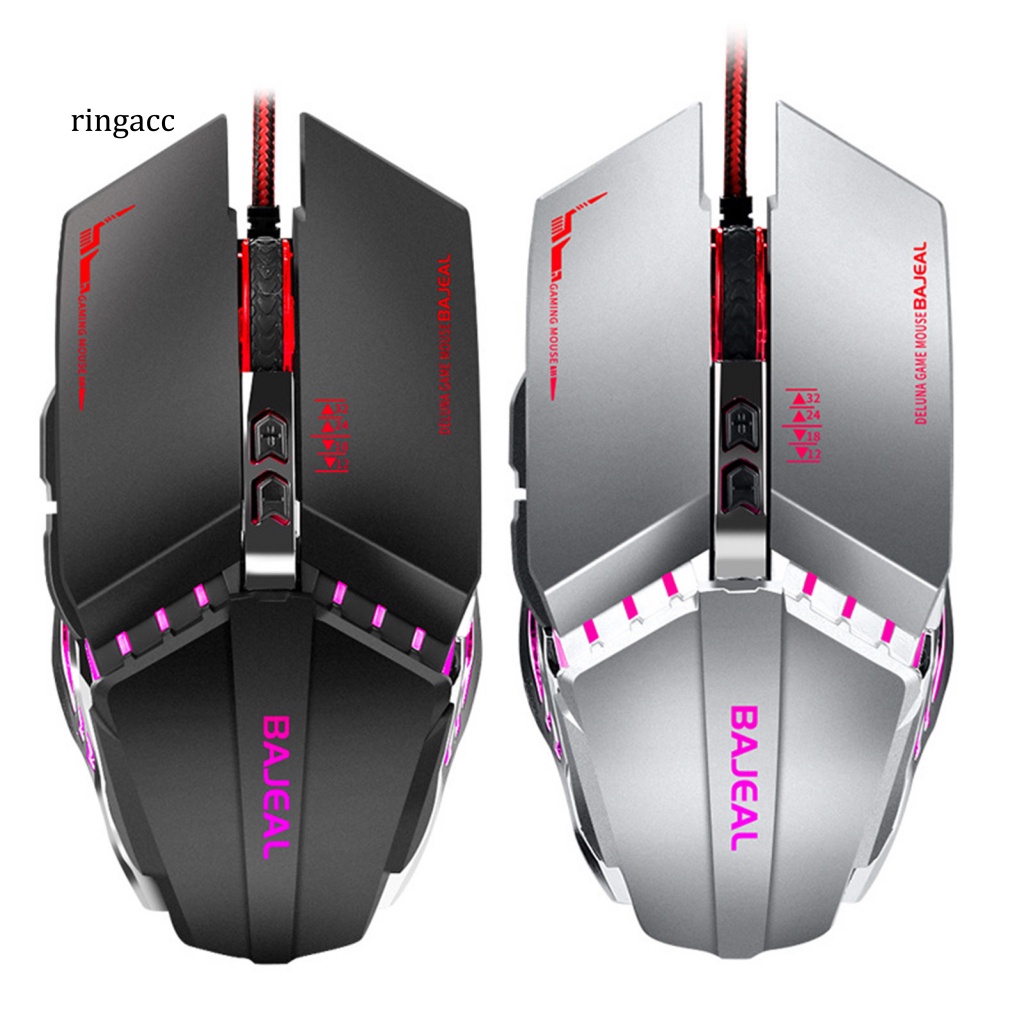 Chuột Quang Chơi Game 7 Nút Có Dây USB Chống Trượt Chuyên Nghiệp