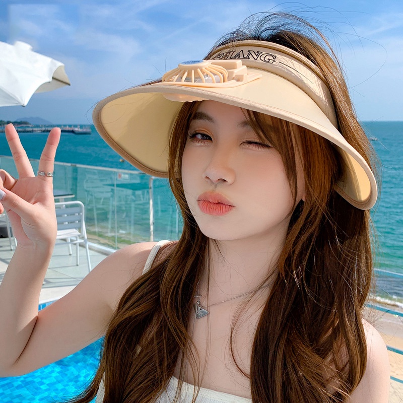 Mũ Lưỡi Trai Hở Chóp Che Nắng Phong Cách Mới Cho Nữ