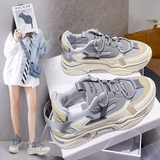 Giày thể thao đế cao tăng chiều cao thông thường, giày nữ giày sneaker nữ AA6359