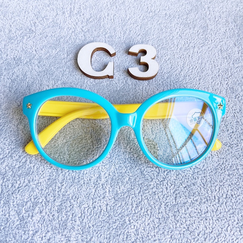 (KIQI-FASHION) COD Mắt Kính Chống Bức Xạ Ánh Sáng Xanh Bằng Silicon Mới Cho Trẻ Em Trai Và Bé Gái