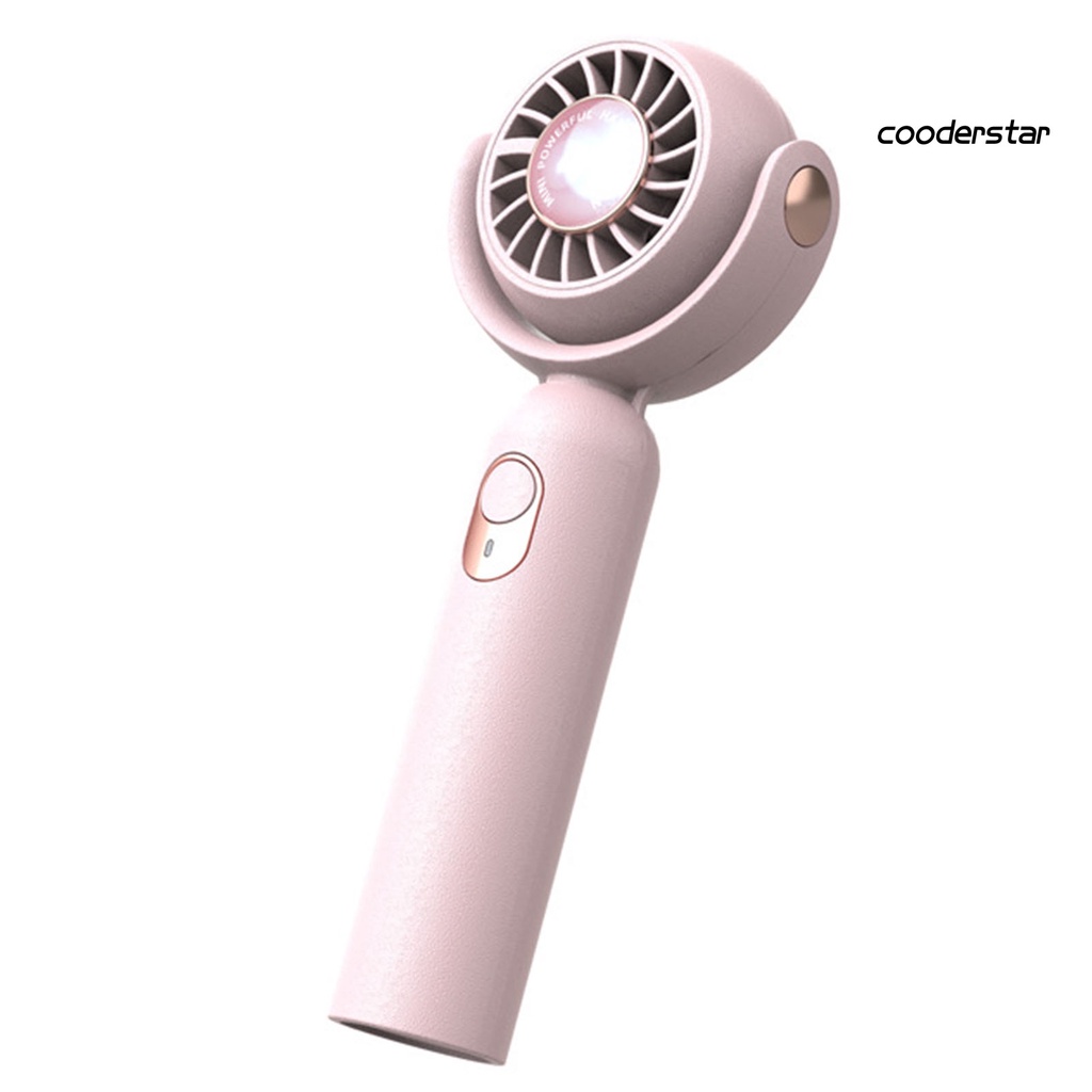 Quạt Làm Mát Cầm Tay 1200mAh Có Dây Đeo Đầu Lắc Tiếng Ồn Thấp Có Thể Sạc Lại Bằng Cổng USB