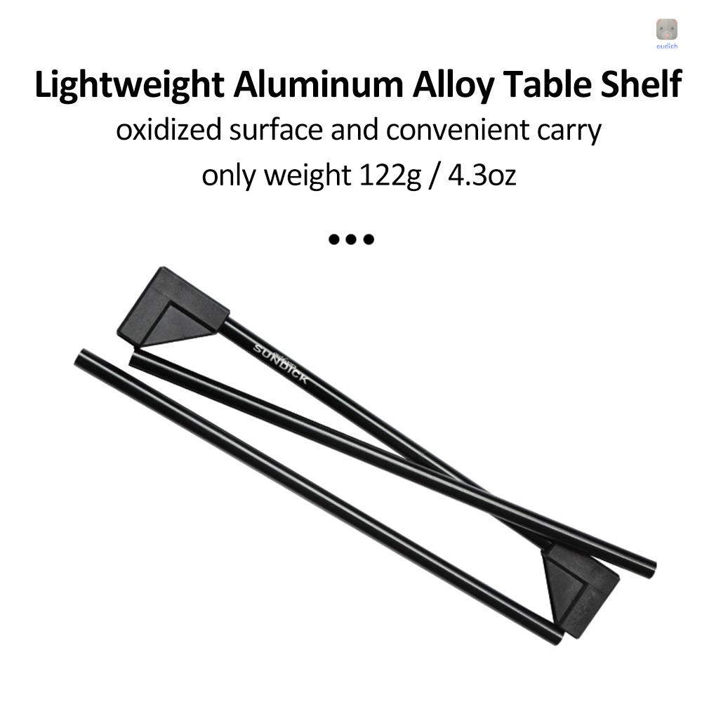 Kệ Để Bàn Siêu Nhẹ Bằng Hợp Kim Nhôm Tùy Chỉnh Kèm Móc Tiện Dụng Mang Theo Cắm Trại