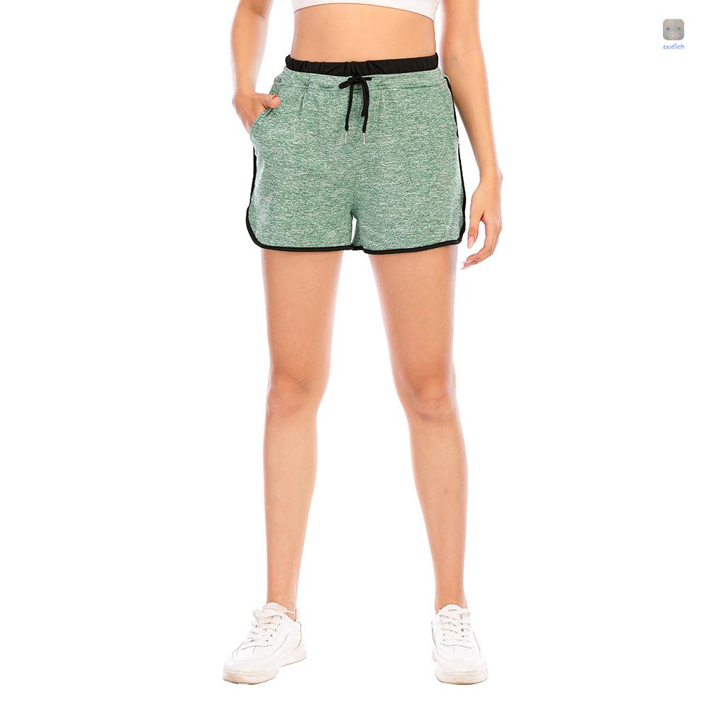 Quần Short Thể Thao 2 Trong 1 2 Túi Thời Trang Cho Nữ