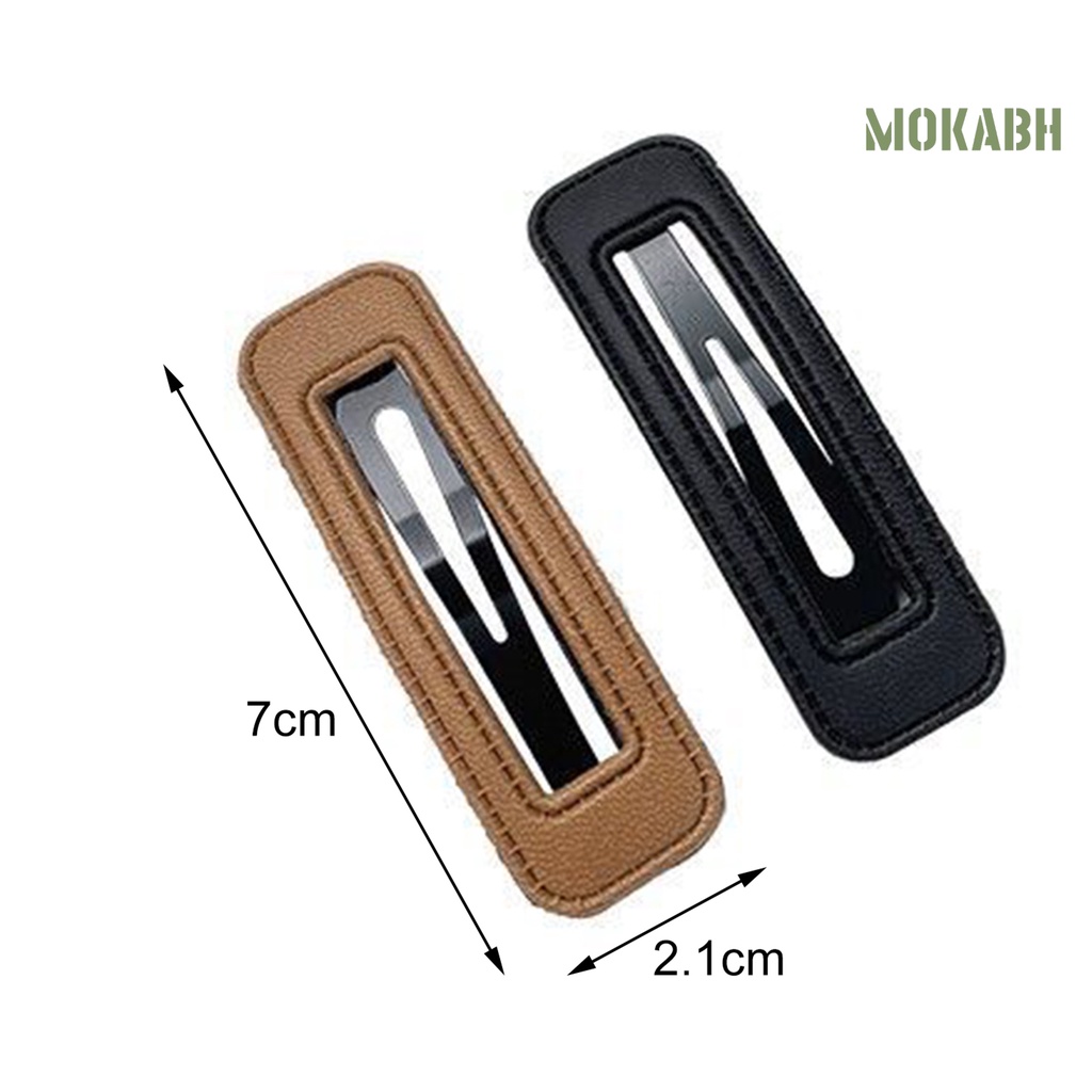 Bộ 5 Kẹp Tóc Màu Sắc Kẹo Ngọt Chống Trầy Xước Bằng Thép Không Gỉ