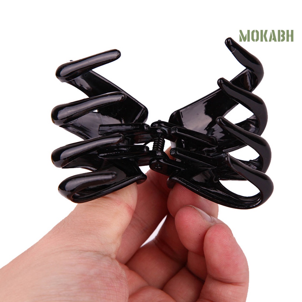 Bộ 4 Kẹp Tóc Màu Trơn Chống Rơi Phong Cách Hàn Quốc Cho Nữ