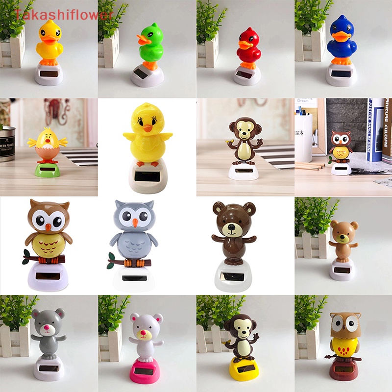 Mô Hình Cú Hoạt Hình Lắc Đầu Trang Trí Xe Hơi Sử Dụng Năng Lượng Mặt Trời