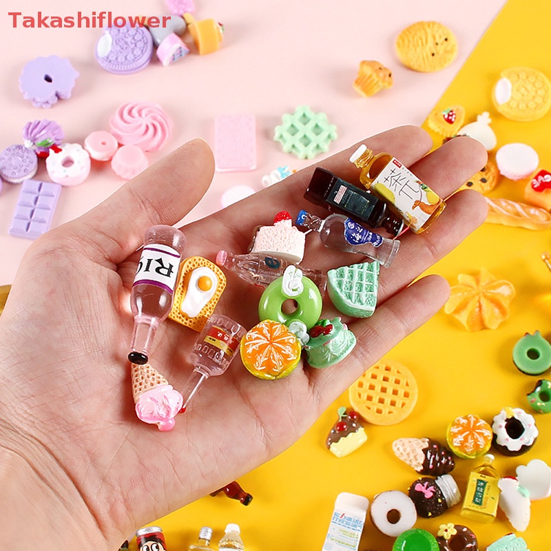 Set 10 Mô Hình Bánh Kem Tỉ Lệ 1: 12 Trang Trí Nhà Búp Bê