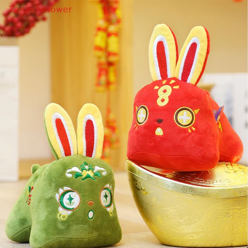 Thỏ Nhồi Bông Thiết Kế Xinh Xắn Mừng Năm Mới