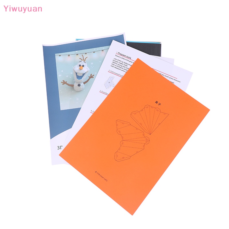 Mô Hình Nhân Vật Groot Olaf 3D Bằng Giấy Thủ Công Dùng Trang Trí Mới