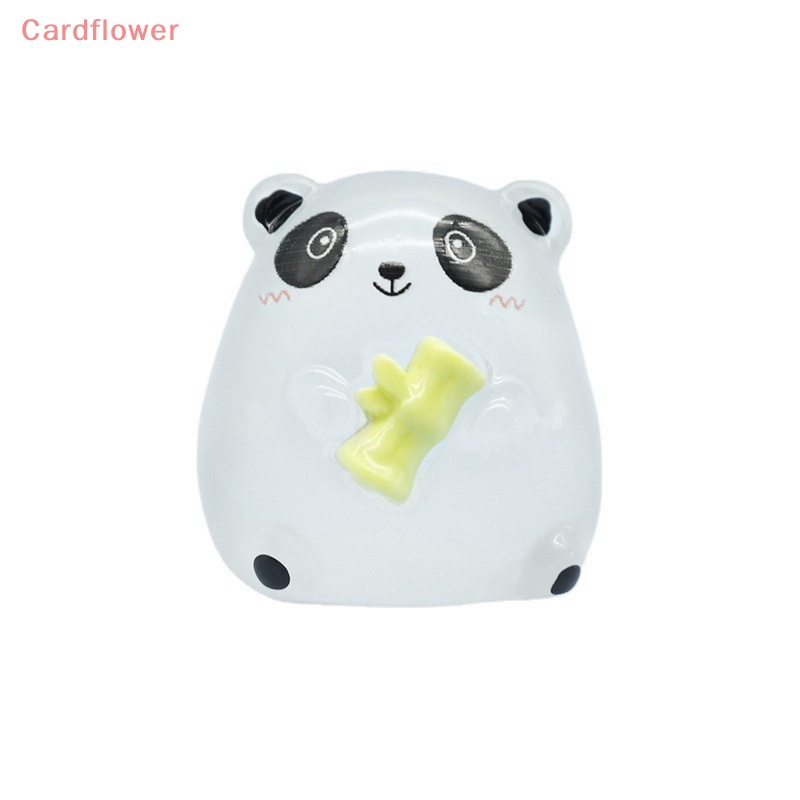 2 Kẹp Tóc Hình Gấu Trúc Bằng Nhựa Phát Quang DIY Mới