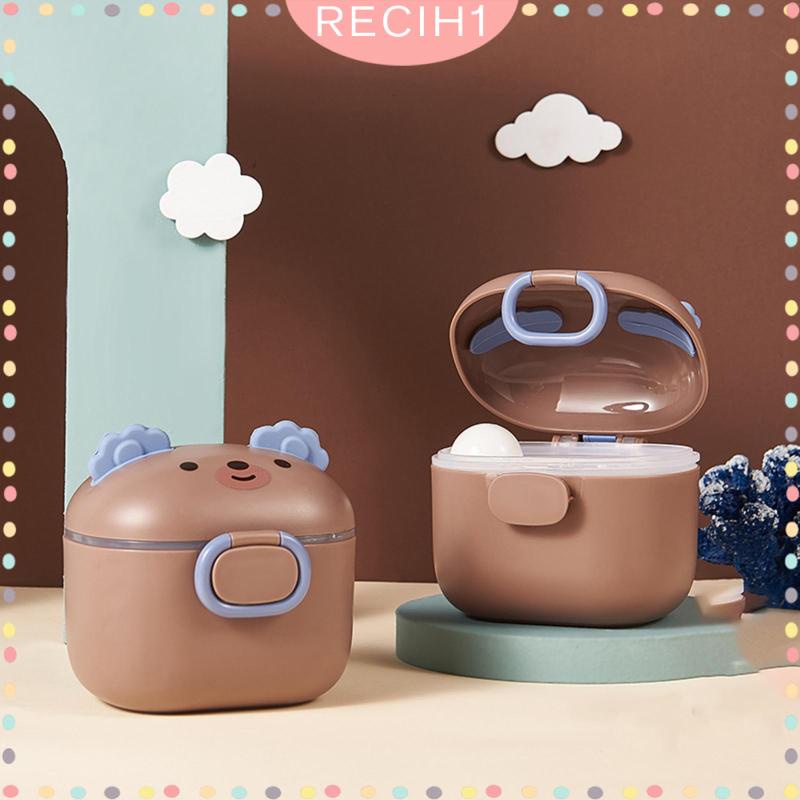 Hộp Đựng Sữa Bột / Thức Ăn Em Bé Có Giá Đỡ Niêm Phong Tiện Dụng Mang Theo Du Lịch