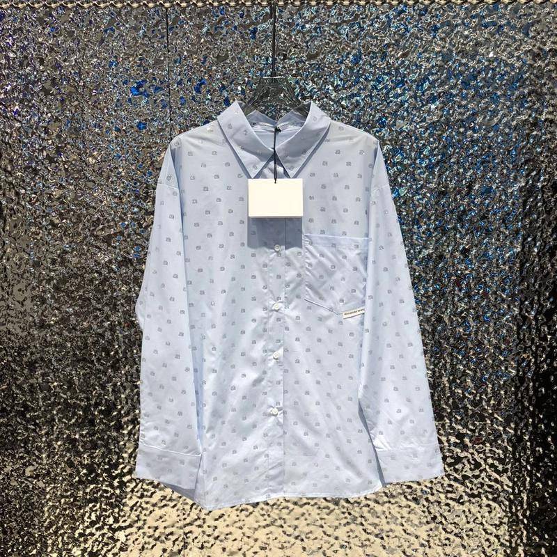 Aw Bộ Áo Sơ Mi Dài Tay Đính Đá + Quần Short Cá Tính