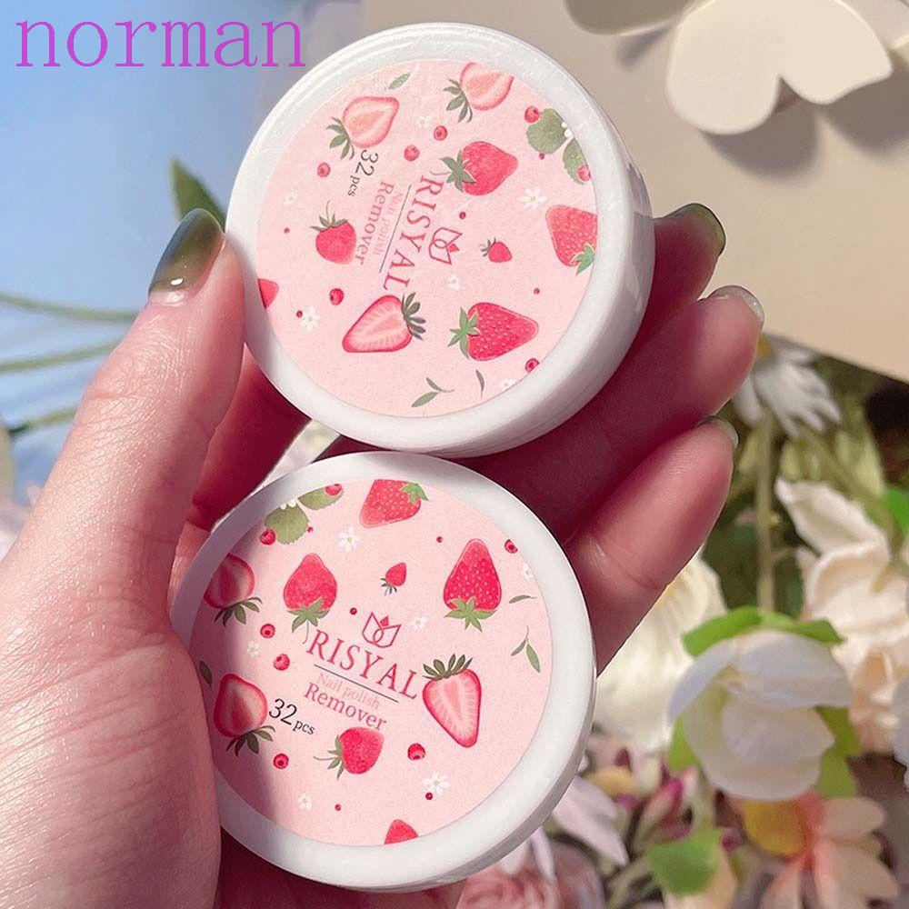 Giấy Cotton Tẩy Sơn Móng Tay Gel UV Tức Thì Cho Nữ NORMAN