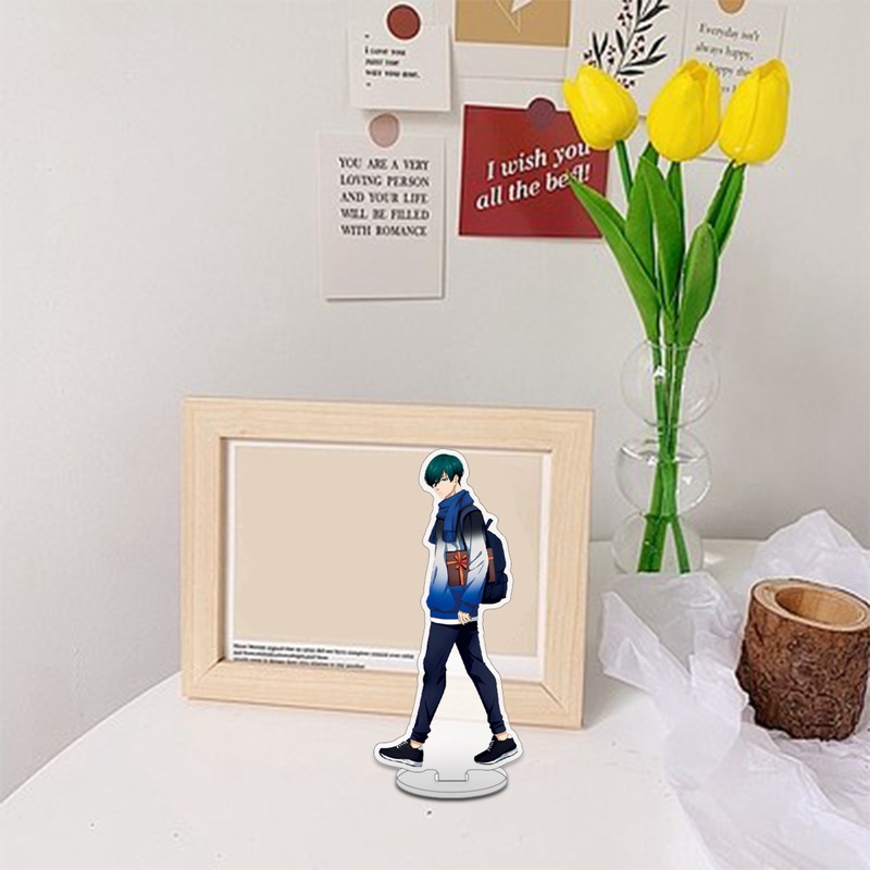 Mô Hình Nhân Vật Isagi Yoichi Anime BLUE LOCK Bằng Acrylic Để Bàn Trang Trí