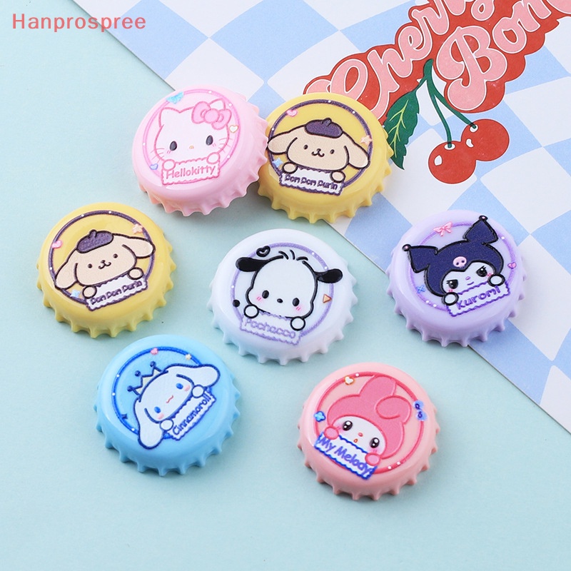 Set 10 Phụ Kiện Kẹp Tóc / Điện Thoại Hình Mèo Hoạt Hình Dễ Thương DIY