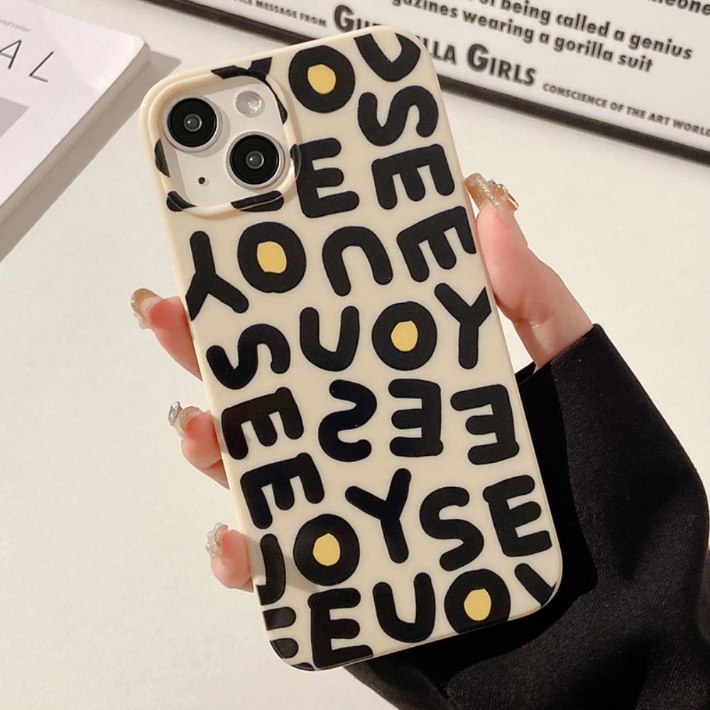 Ốp Điện Thoại TPU Mềm Chống Sốc Chống Bụi Bẩn In Chữ Tiếng Anh Cho IPhone 14 Pro Max 13 12 11 Pro Max XR XS 7 8 Plus