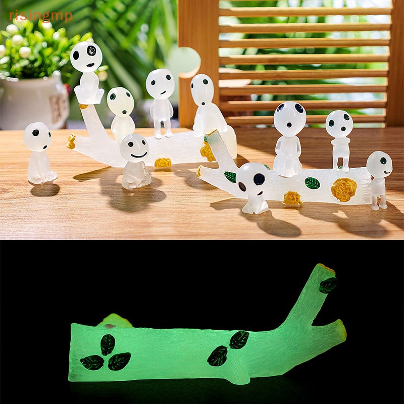 1 Mô Hình Đồ Chơi Hoạt Hình Mini Bằng Nhựa Phát Sáng Trong Bóng Tối Diy