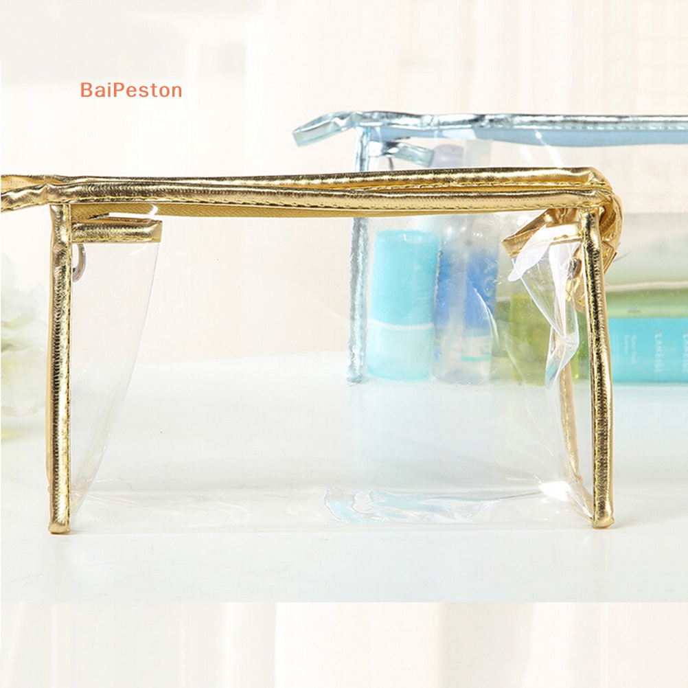 Túi Nhựa PVC Trong Suốt Đựng Mỹ Phẩm 1 5 10 Tiện Dụng Khi Đi Du Lịch
