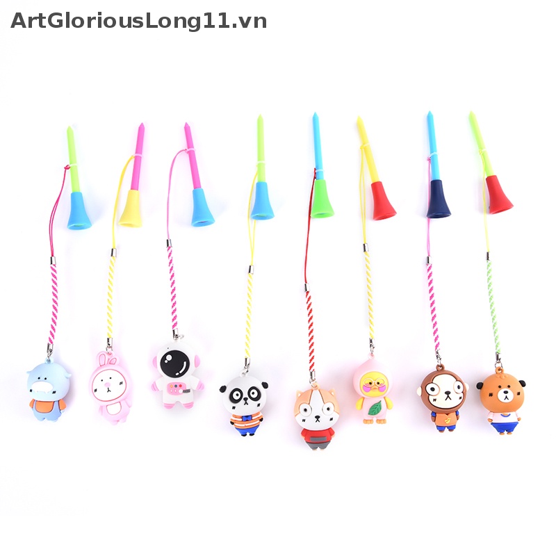 1 Chiếc Tee Cao Su Gắn Bóng Golf Chống Mất Họa Tiết Hoạt Hình