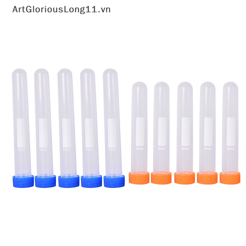 Set 10 Ống Nghiệm Nhựa Dạng Phẳng ArtGloriousLong