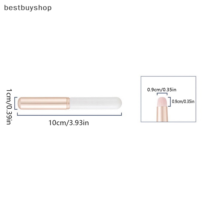 Cọ Tô Son Môi Đầu Tròn Mini Có Nắp Đậy YHN