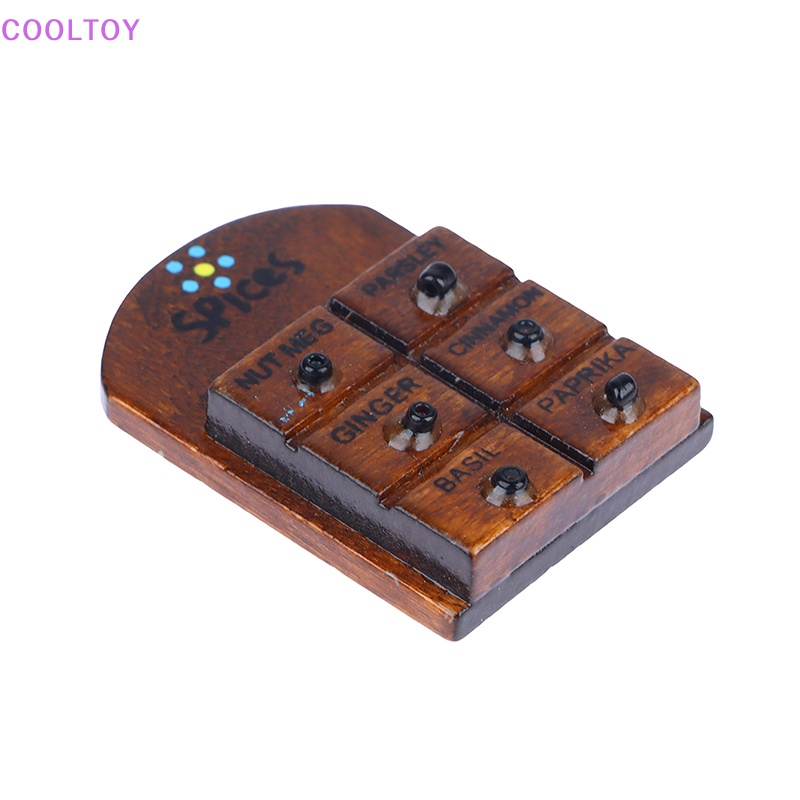 Giá Đỡ Lọ Gia Vị Treo Tường Trang Trí Nhà Búp Bê 1: 12