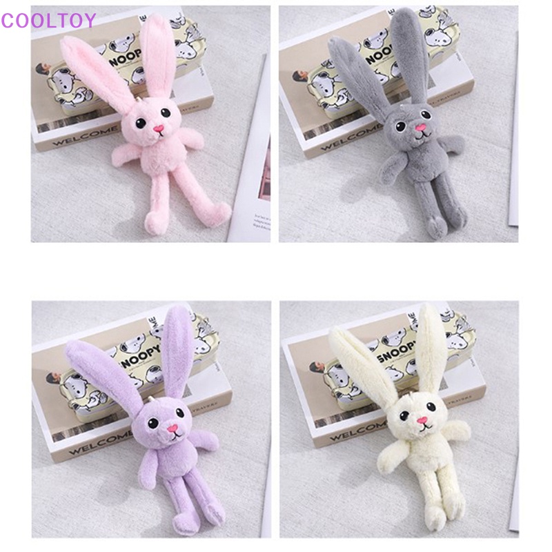 1 Móc Khóa Thỏ Nhồi Bông Đáng Yêu