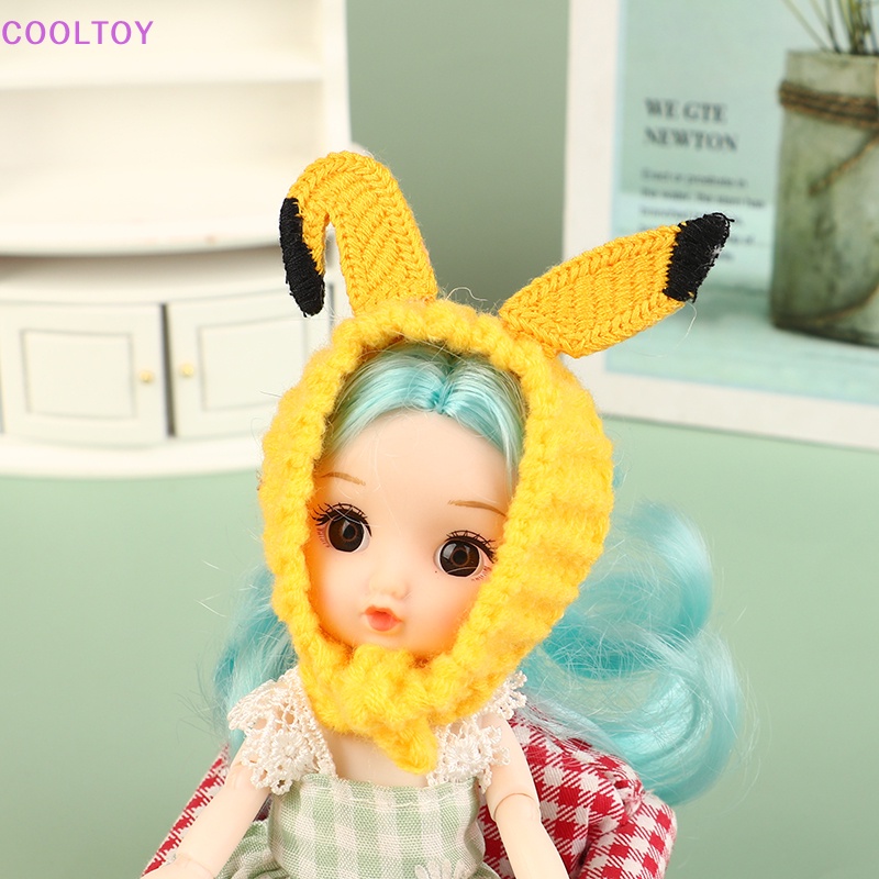 1 Mũ Len Mini Dễ Thương Cho Nhà Búp Bê Tỉ Lệ 1: 12