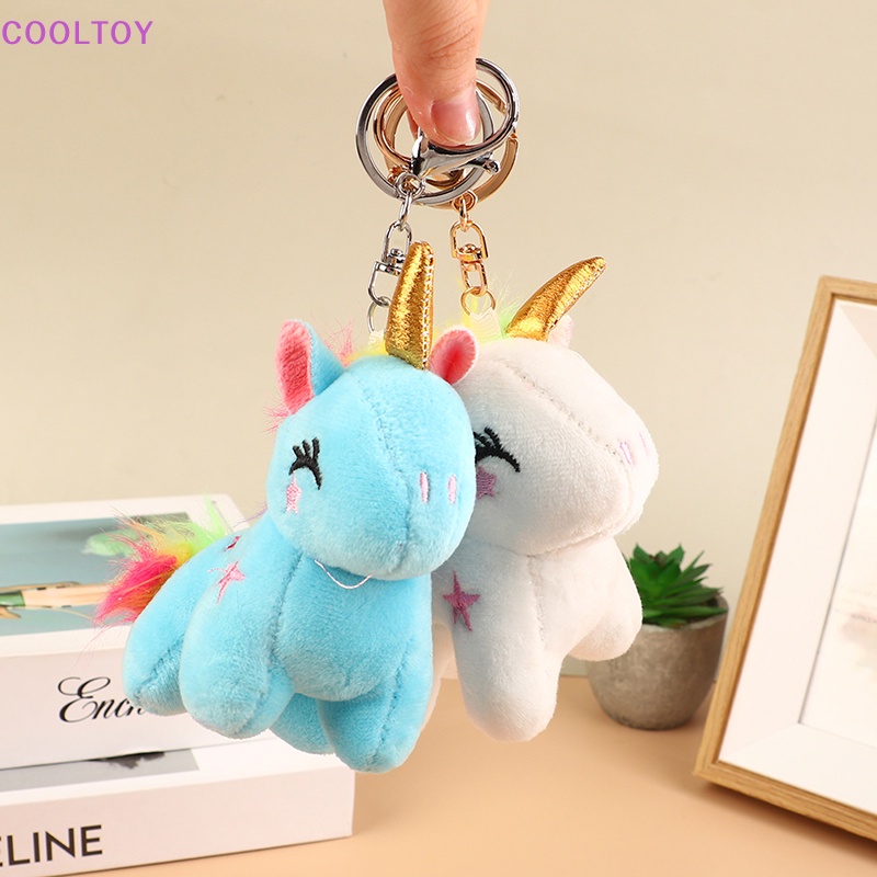 Móc Khóa Kỳ Lân Nhồi Bông Mini Mềm Mại Dành Cho Bé Gái