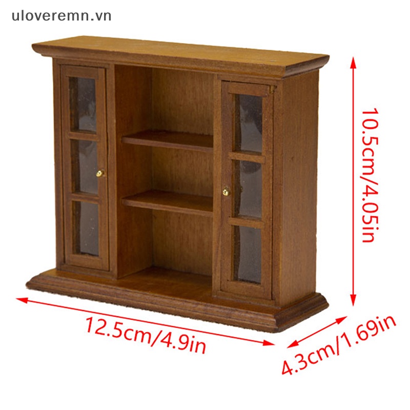 Tủ Trưng Bày Treo Tường Tỉ Lệ 1: 12 Trang Trí Nhà Búp Bê