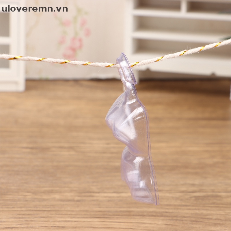 Set 200 Móc Nhựa Treo Quần Áo Búp Bê 11cm Dễ Thương