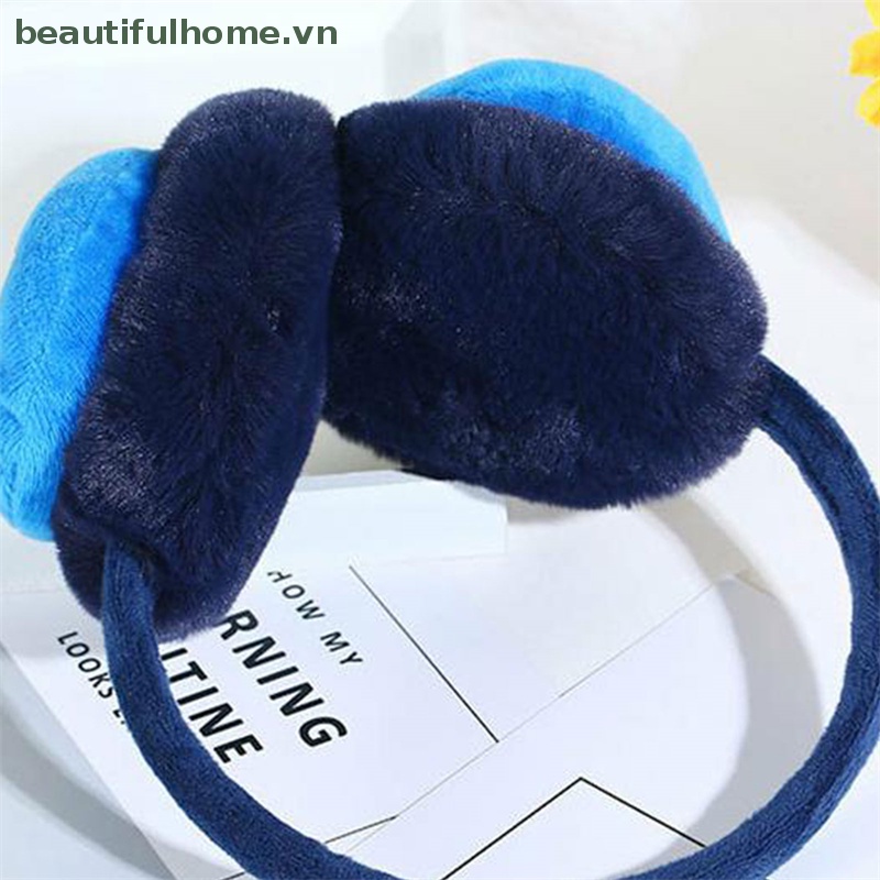 Bông Chụp Tai Giữ Ấm Chống Lạnh Dày Dặn Dễ Thương Cho Bé