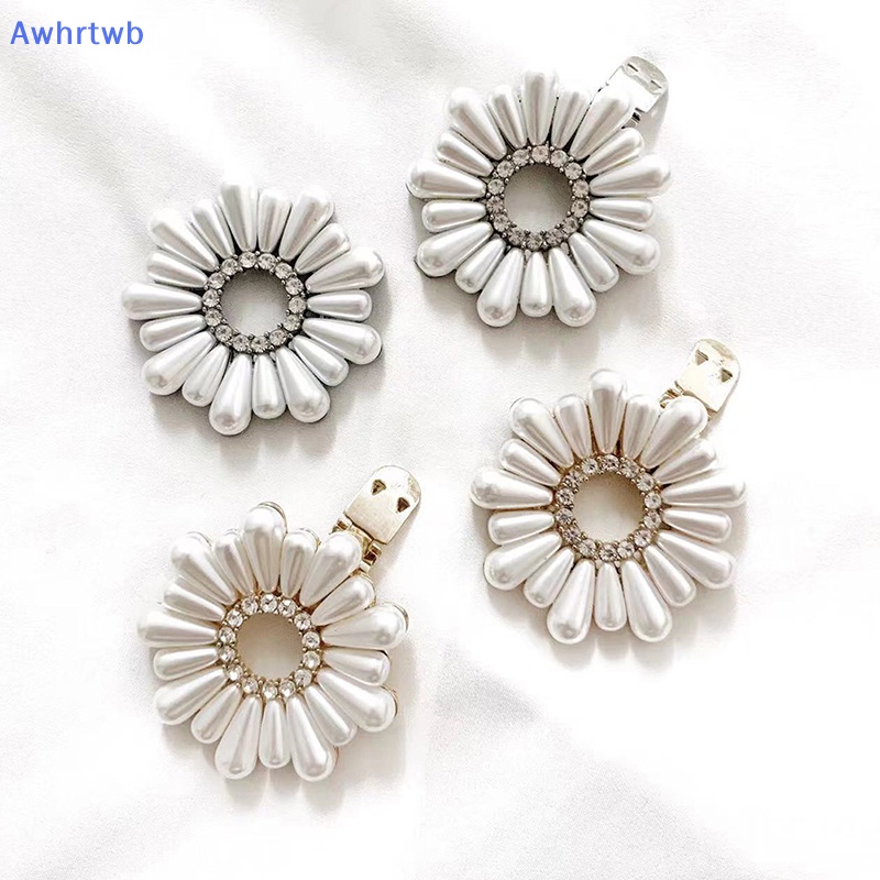 1 Kẹp Ngọc Trai Trang Trí Giày Cao Gót Cho Cô Dâu Mới