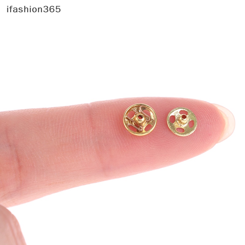 Set 24 Nút Cài Mini Cho Quần Áo Búp Bê Tỉ Lệ 1 / 6 DIY