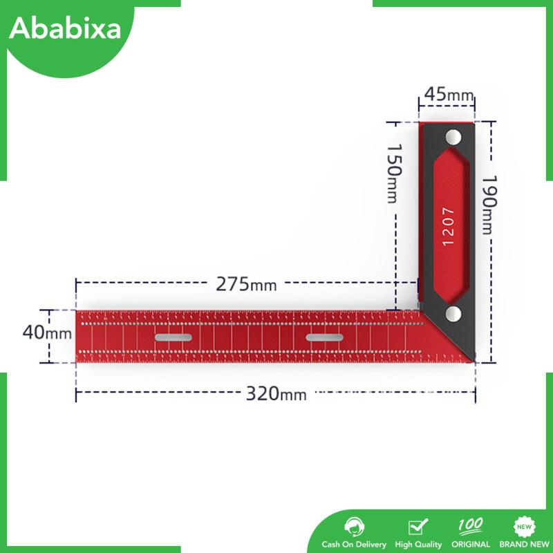[Ababixa] Thước Kẻ Vẽ Bằng Hợp Kim Nhôm Làm Mộc
