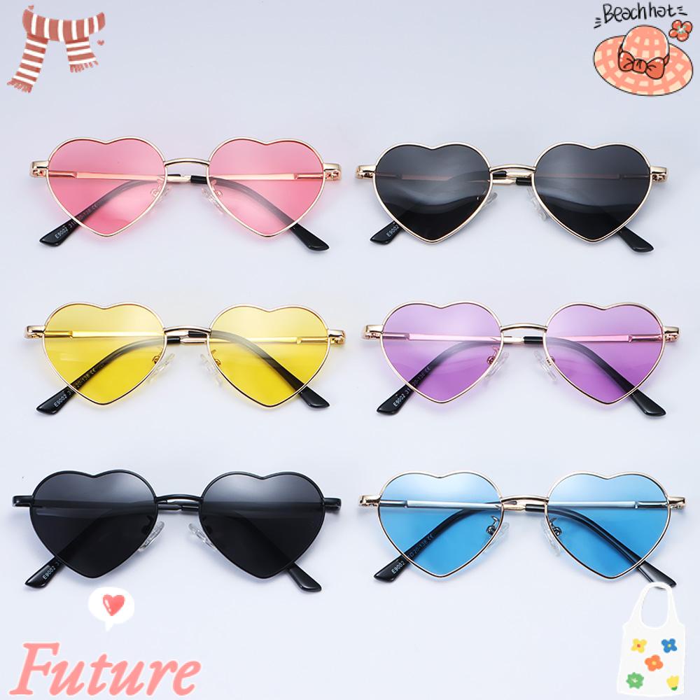 Kính Mát Hình Trái Tim Xinh Xắn Cho Bé Từ 5-10 Tuổi