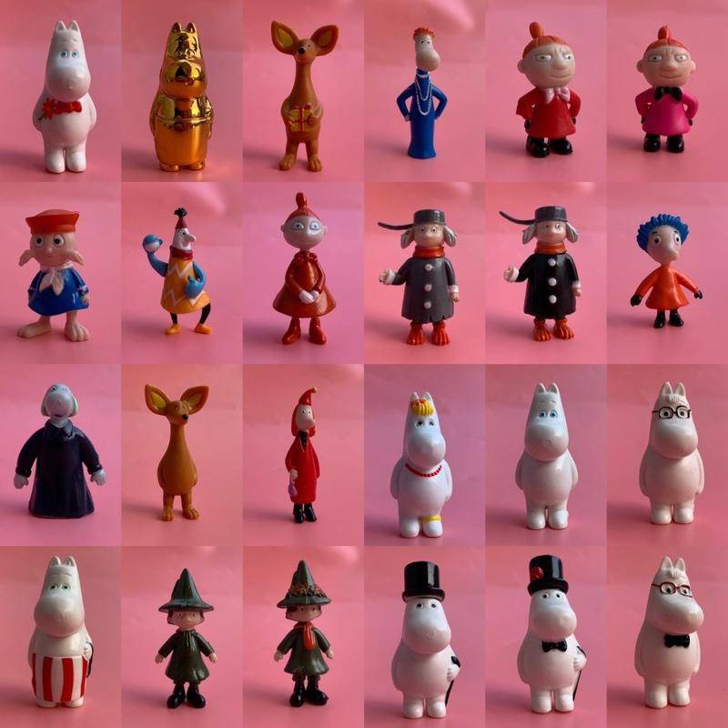Mô Hình Búp Bê Gia Đình Moomin Little Fat Brothernie Mini Hàng Chính Hãng Có Sẵn Bộ Sưu Tập Trang Trí Anime Merchandise