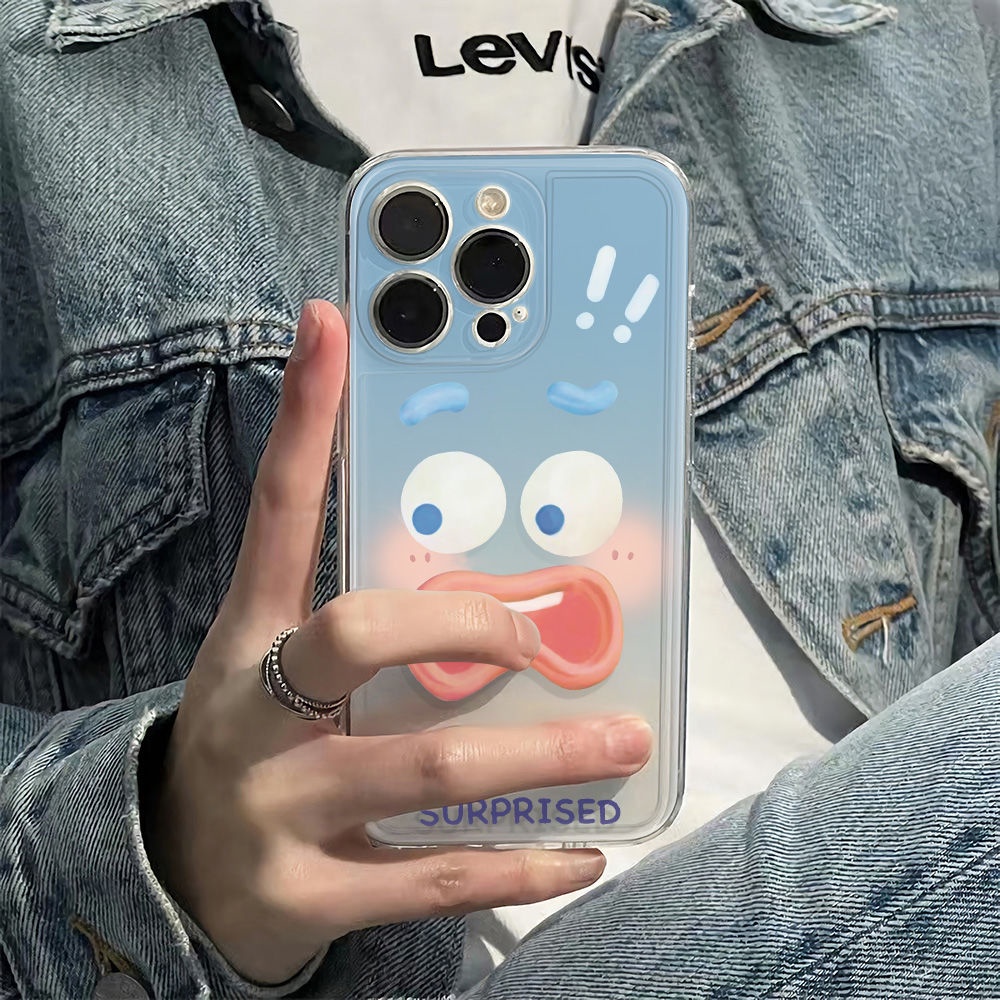 ✅Ốp Điện Thoại Mềm Chống Sốc Họa Tiết Ngộ Nghĩnh Cho Iphone 14Pro 12 max 11 78Plus 13 6In FPM5