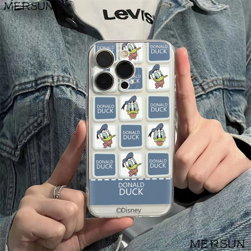 ✅Ốp Điện Thoại Mềm Chống Sốc In Hình Vịt Donald Cho Iphone 78 11 12 14Pro 6In Plus 13 8IFV